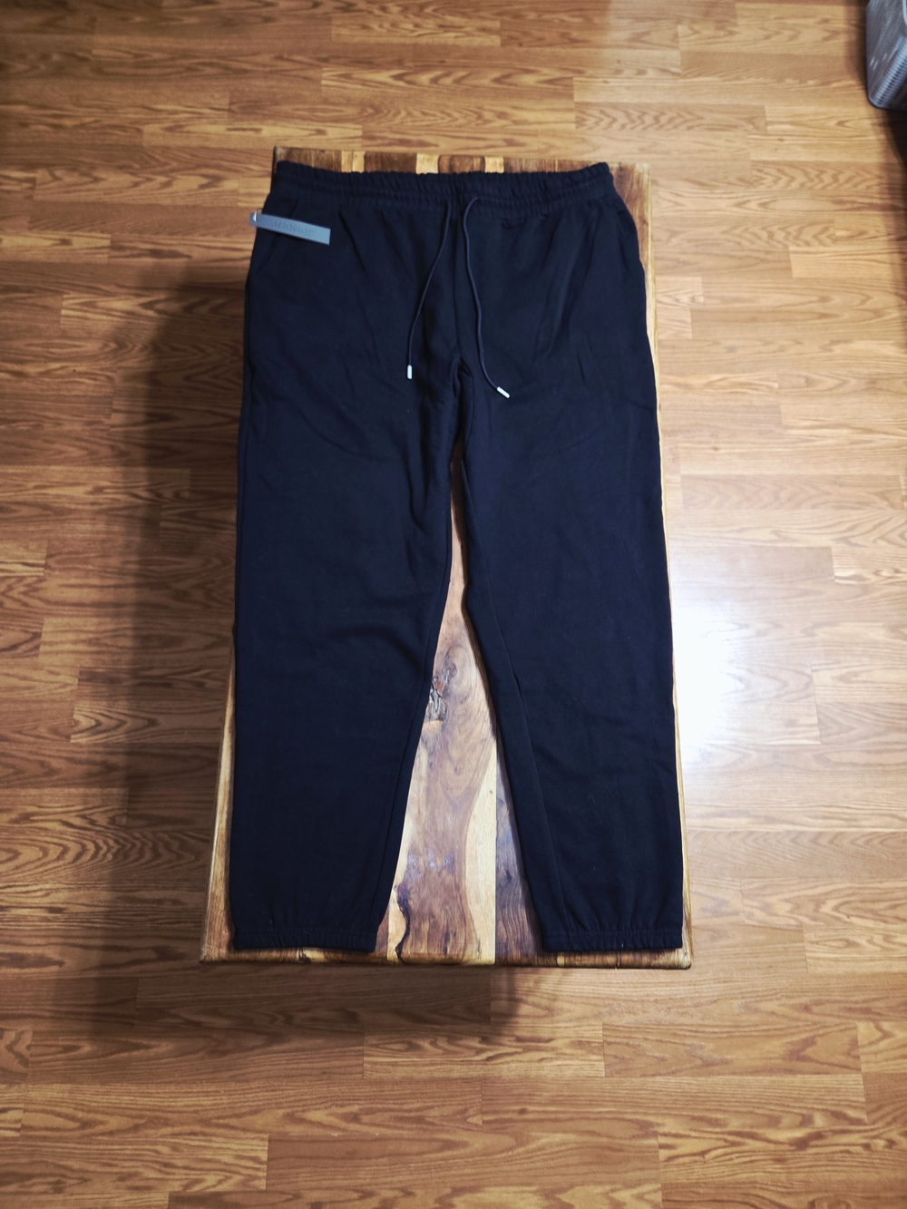 Ananke Men's Black Elastic-Waist Sweatpants
